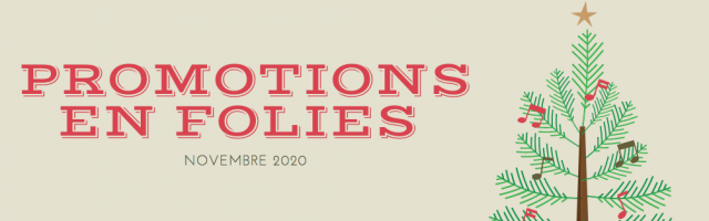 Promotions du mois de Novembre !