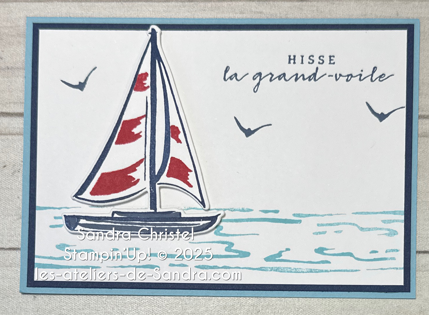 Mes cartes prennent la mer
