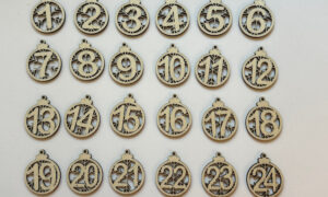 Chiffres calendrier de l'avent