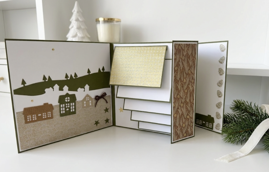 Kit mini album, Maison de Noel – Image 2