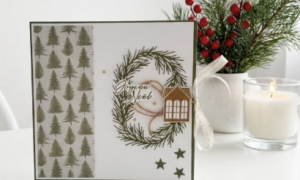 Kit mini album, Maison de Noel