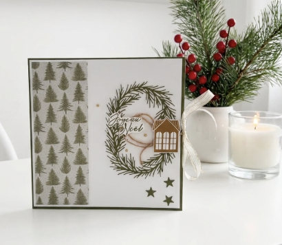Kit mini album, Maison de Noel