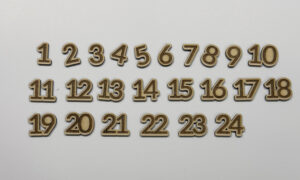 Chiffres pour calendrier