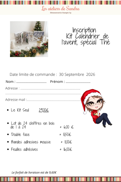 Calendrier de l'avent, spécial Thé