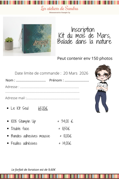 Kit du mois de Mars, Balade dans la nature