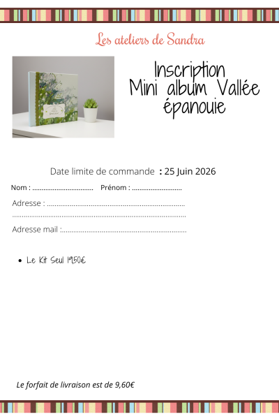 Mini album Vallée épanouie